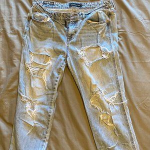 Distressed Denim Jeans